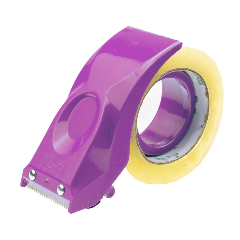 PROSUN Easy-Mount 2 Inch Tape Gun Dispenser Packing Packaging Sealing Cutter Blue Handheld Warehouse Tools Pink - Image 1